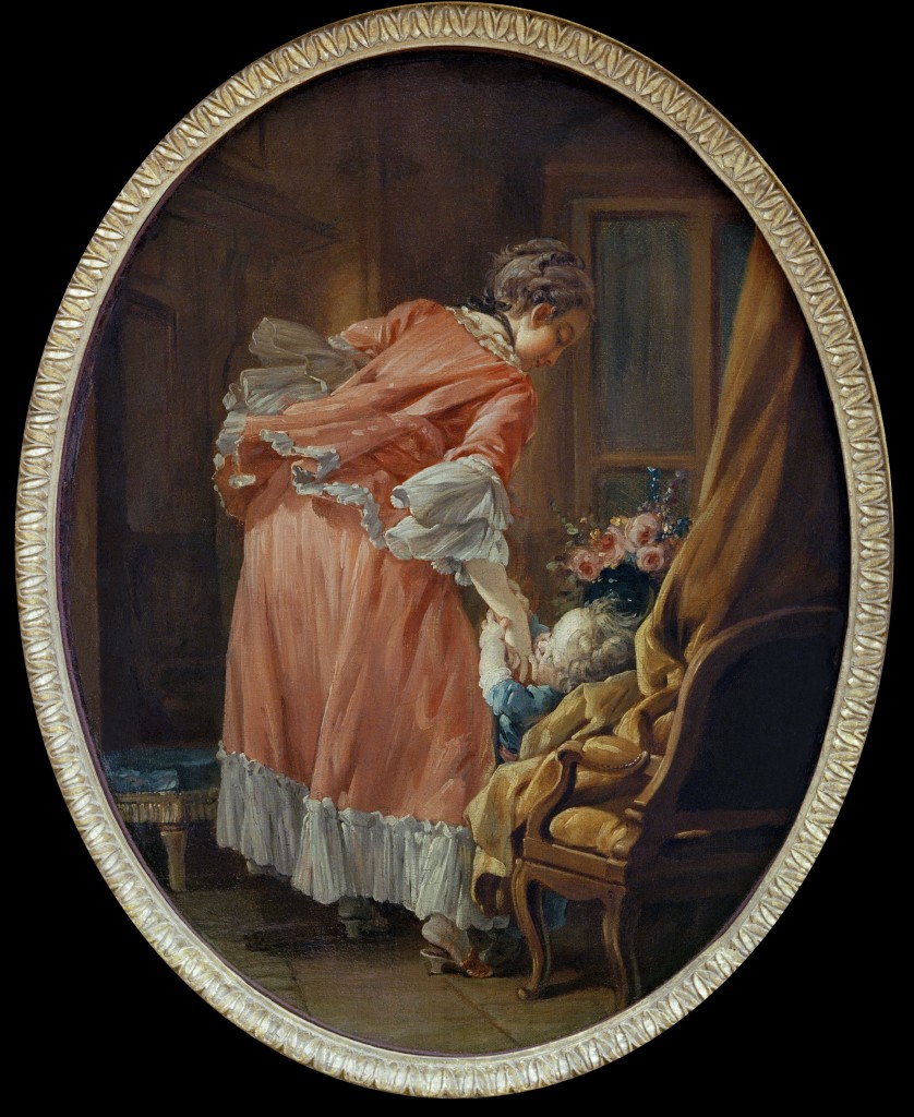 François Boucher, L’enfant gâté, 1742 ? Ou années 1760 ?, huile sur toile, 52.5 x 41.5 cm, Karlsruhe, Staatliche Kunsthalle Karlsruhe © akg-images
