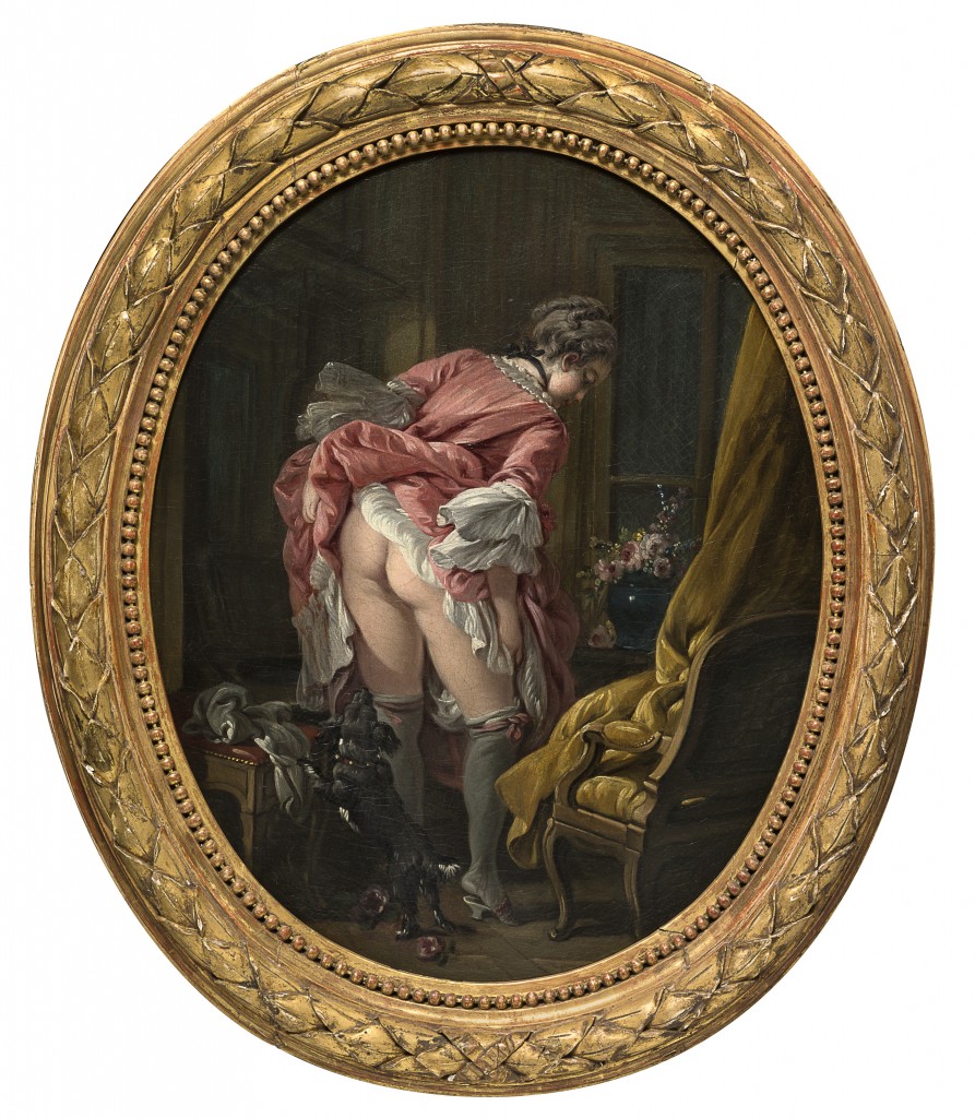 François Boucher, L’Œil indiscret ou La Femme qui pisse, 1742 ? Ou années 1760 ?, huile sur toile, 52.5 x 42 cm, Collection particulière © Christian Baraja