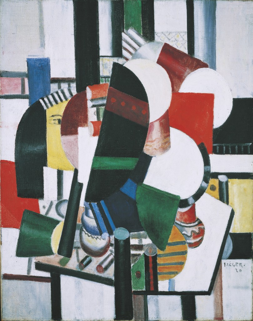 Fernand Léger, Les femmes à la toilette, 1920, huile sur toile, 92.3 x 73.3 cm, Suisse, Collection Nahmad © Suisse, Collection Nahmad / Raphaël BARITHEL ADAGP, Paris 2015.