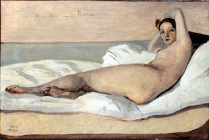 Corot Jean-Baptiste, Marietta, l’odalisque romaine, 1843, Petit Palais, musée des Beaux-Arts de la Ville de Paris. © Petit Palais, Musée des Beaux-Arts de la Ville de Paris