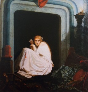 Emile Signol (1804-1892), La Folie de la fiancée de Lammermoor, 1850, huile sur toile, Musée des Beaux-Arts, Tours © D. Couineau/ musée des Beaux-Arts de Tours