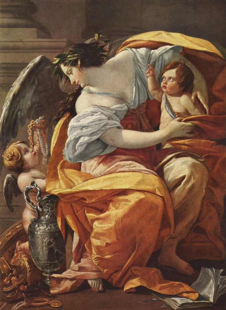 Simon Vouet (1590-1649), La Richesse ou Allégorie de la Richesse, vers 1640, huile sur toile, Paris, musée du Louvre. © Musée du Louvre, dist. RMN-Grand Palais / Angèle Dequier