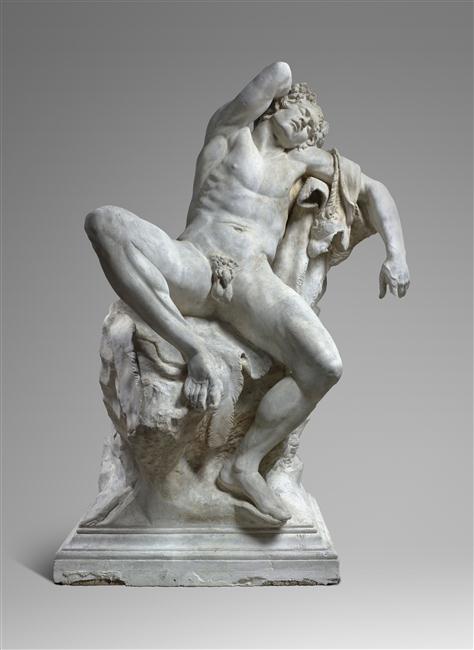 Faune Barberini, plâtre d’après un marbre grec du IIIème siècle avant Jésus-Christ, Paris, Musée du Louvre. © Musée du Louvre, Dist. RMN-Grand Palais / Hervé Lewandowski.