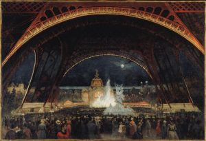 Fête de nuit à l'Exposition universelle de 1889