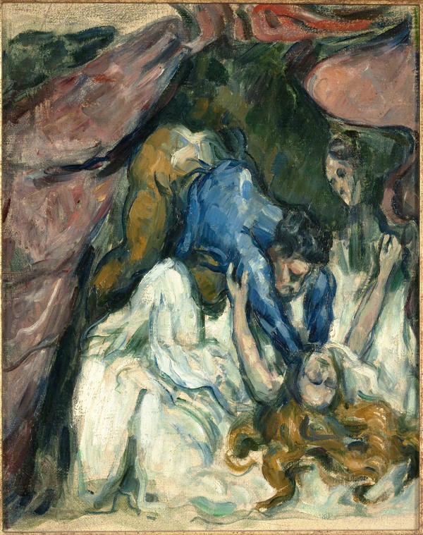 Paul Cézanne, La Femme étranglée, 1875-1876, Huile sur toile, 31 × 25 cm. © Musée D’Orsay (RMN-GP/Patrice Schmidt) 