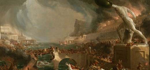 Thomas Cole (1801-1848), Le Destin des empires. La Destruction, 1836, huile sur toile. New York, collection de la New York Historical Society © The New York Historical Society