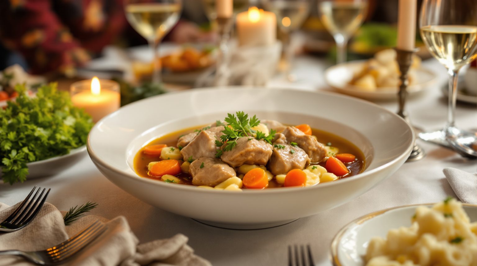 Accompagnement pour blanquette de veau : découvrez les meilleures garnitures pour un plat savoureux !