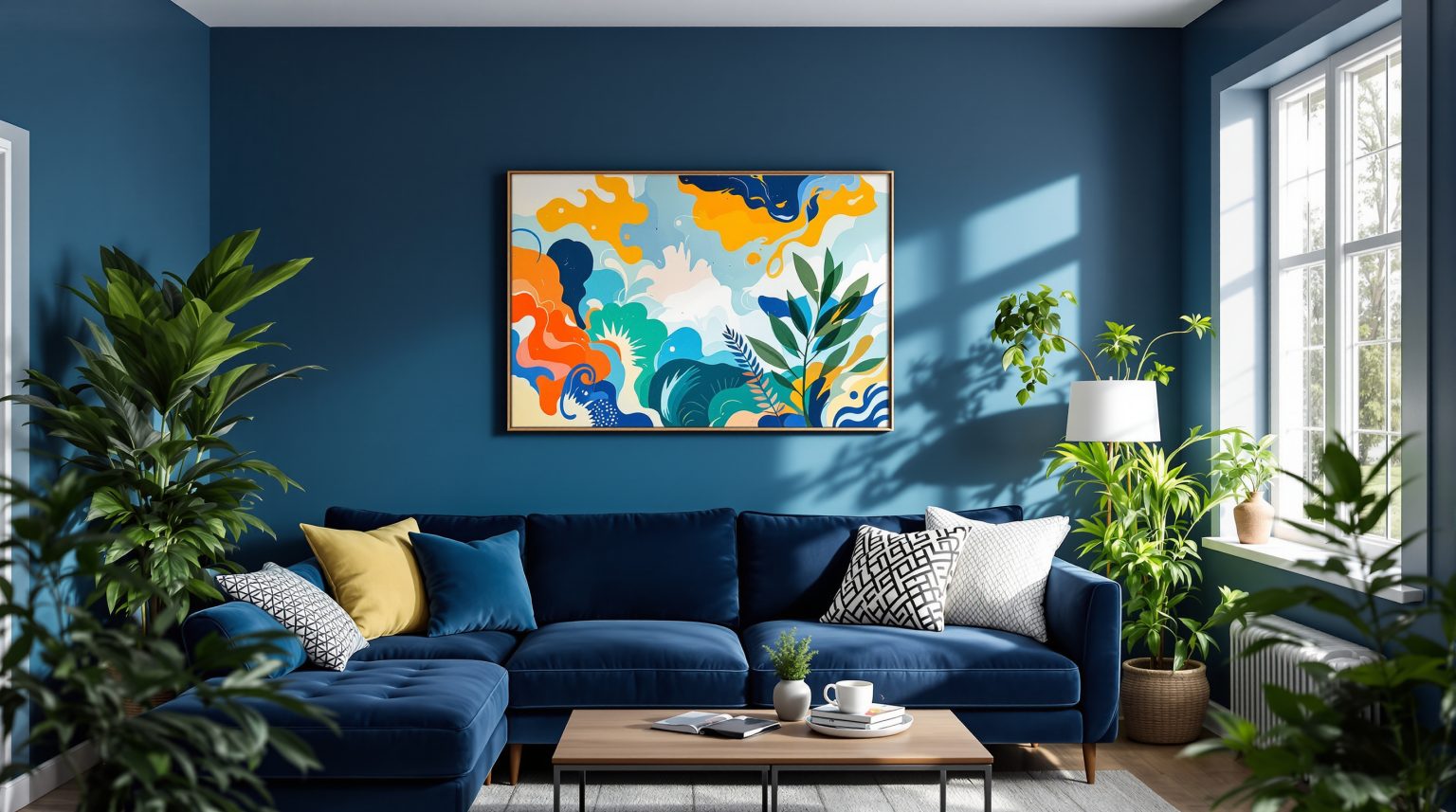 Bleu franc : Découvrez ses nuances et comment l’intégrer dans votre décoration intérieure