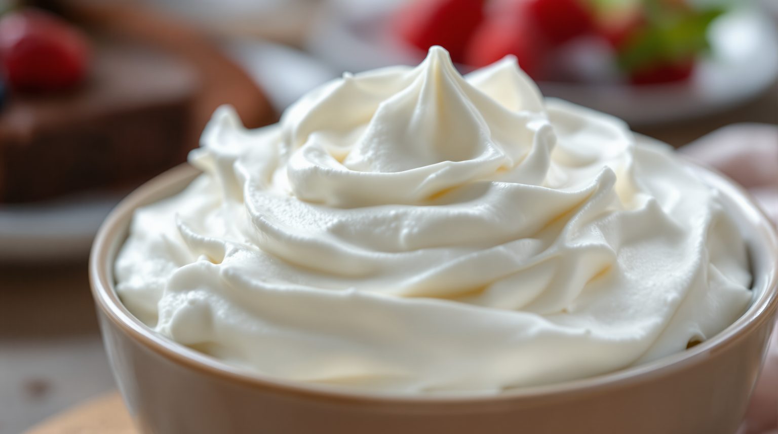 Comment faire une crème fouettée : la recette facile et rapide pour des desserts irrésistibles