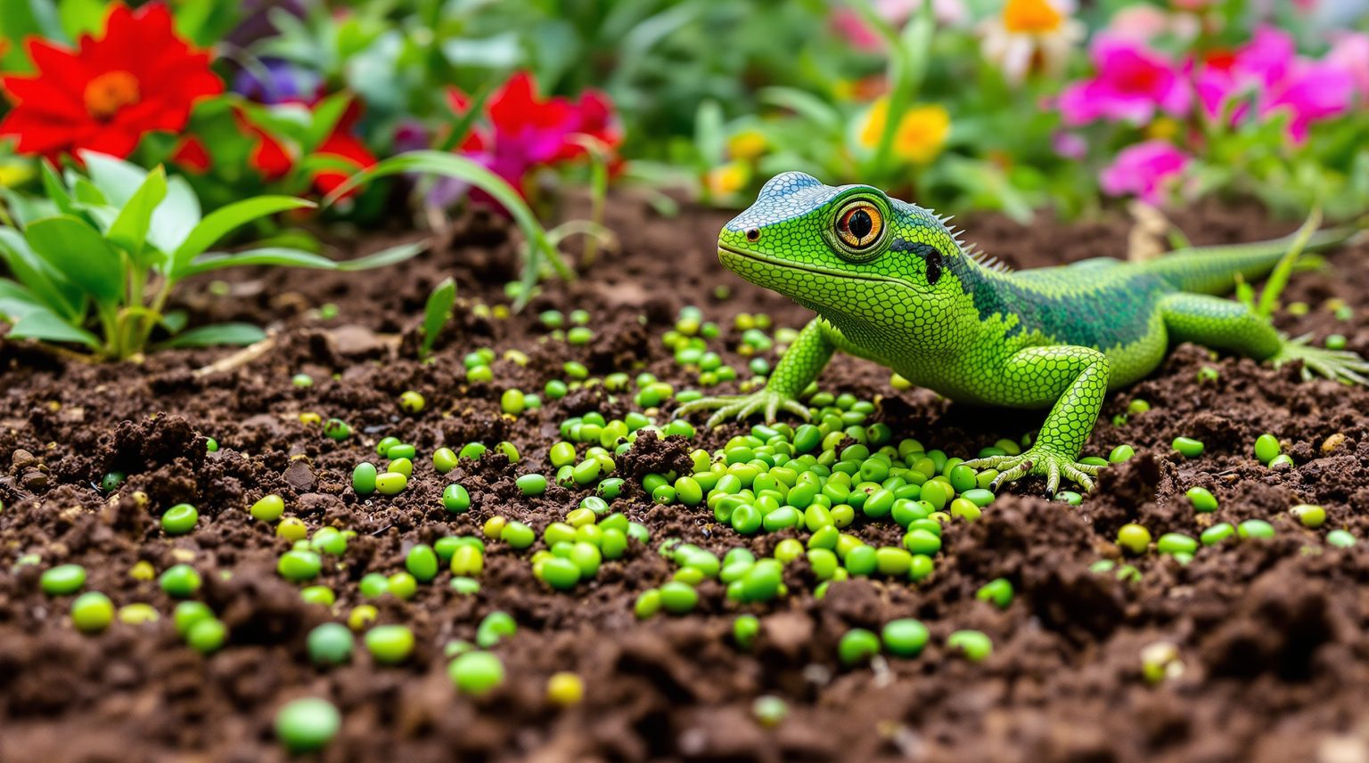Crotte de lézard vert : Découvrez tout sur ses caractéristiques et son rôle dans l’écosystème !