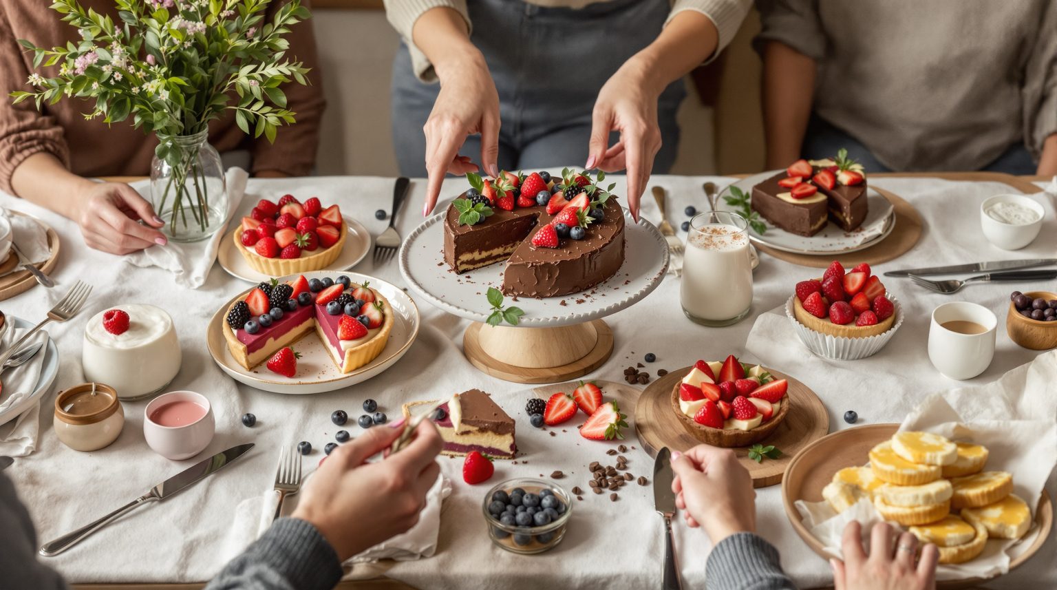 Dessert pour repas entre amis : 10 recettes faciles et délicieuses à partager